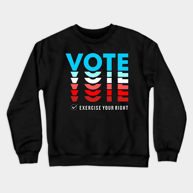 Vote 2020 Crewneck Sweatshirt by guyfawkes.art